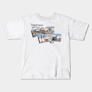 Greetings from Beach Haven, New Jersey Kids T-Shirt